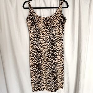 Leopard Print Mini Dress